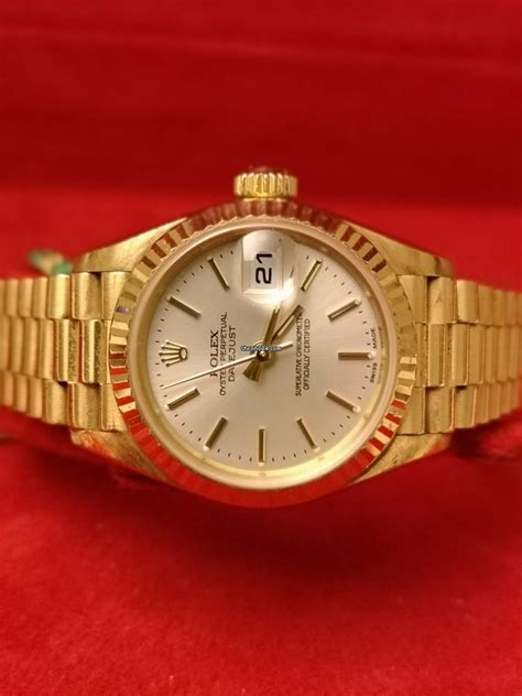 rolex datejust donna oro usato piccolo|Acquista Rolex Lady.